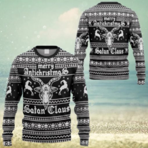 Merry Antichristmas Satan Claus Ugly Christmas Sweater