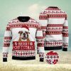 Bulldog Christmas Ugly Christmas Sweater Funny Christmas Gift For Family