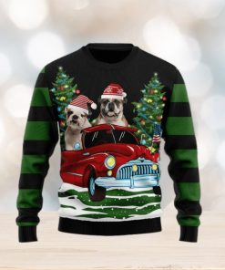 Merry Christmas Bulldog Ugly Christmas Sweater Gift For Men And Women