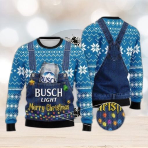 Merry Christmas Busch Light Ugly Sweater