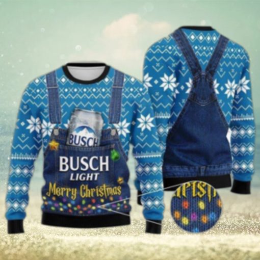 Merry Christmas Busch Light Ugly Sweater