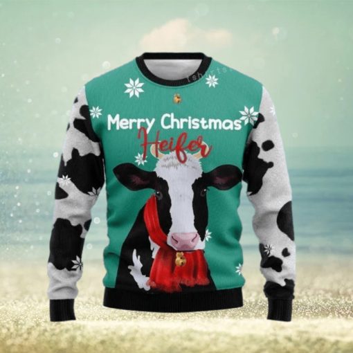 Merry Christmas Cow Ugly Sweater Christmas Party