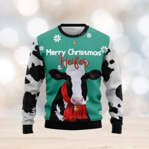 Merry Christmas Cow Ugly Sweater Christmas Party