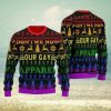 Skiing Ugly Christmas Sweater Thankgiving Gift Men Women