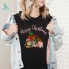 Merry Christmas Deer Bow Hunting Santa Men Women Hunter Gift Shirt