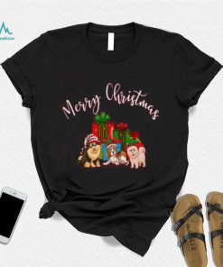 Merry Christmas Dog T shirt for Dog Enthusiasts