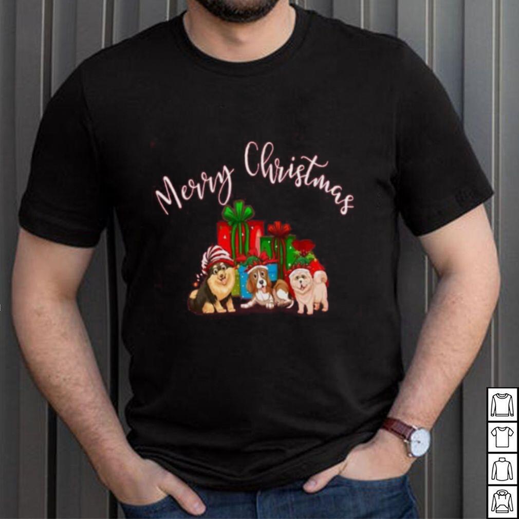 Merry Christmas Dog T shirt for Dog Enthusiasts Merry Christmas Dog T shirt for Dog Enthusiasts