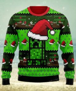 Merry Christmas Gearhomies Minecraft Ugly Sweater For Woman