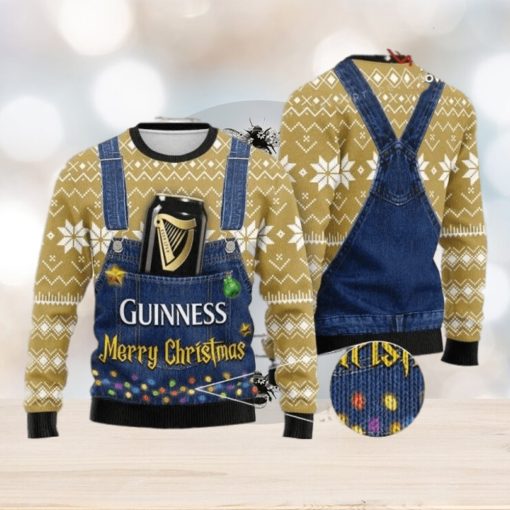 Merry Christmas Guinness Ugly Sweater Christmas Party