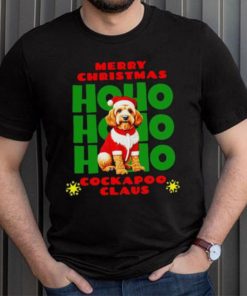 Merry Christmas Ho Ho Ho Cockapoo Claus shirt