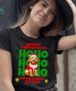 Merry Christmas Ho Ho Ho Cockapoo Claus shirt