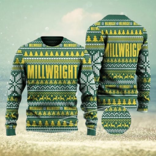 Merry Christmas Millwright Ugly Sweater For Woman