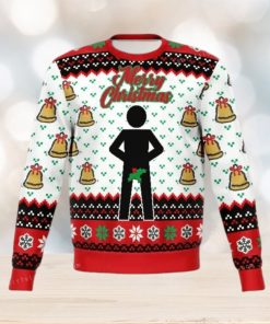 Merry Christmas Mr. Stick Mistletoe Ugly Christmas Sweater