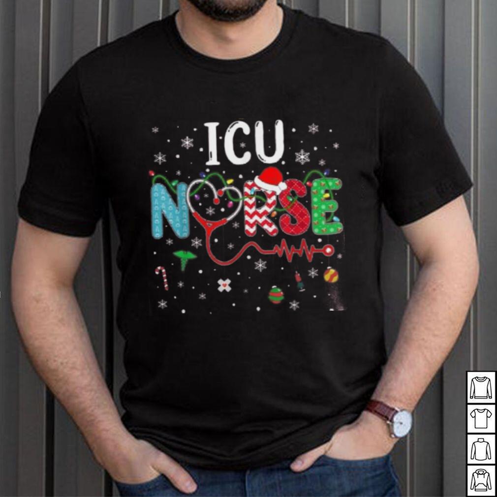 Merry Christmas Nurse Funny Icu Nurse Christmas Pattern Shirt Merry Christmas Nurse Funny Icu Nurse Christmas Pattern Shirt