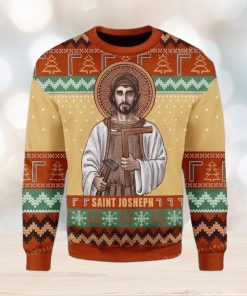 Merry Christmas Saint Joseph The Worker Ugly Sweater