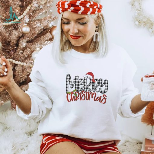 Merry Christmas Santa Hat T Shirt