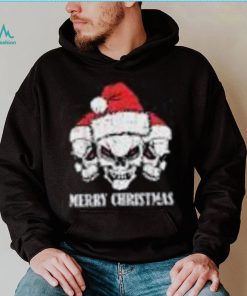 Merry Christmas Skeleton Santa Hat Pajama Cool X Mas Skull Shirt