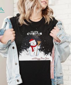 Merry Christmas and Happy new year T shirt Funny Snowman