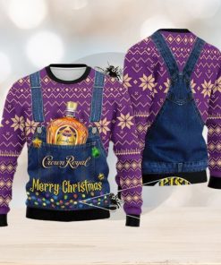 Merry Crown Royal Ugly Christmas Sweater For Men And Women