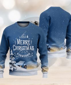 Merry Everyone Ugly Christmas Sweater Knitted Gift For Men And Women