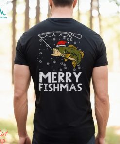 Merry Fishmas Fish Fishing Pjs Christmas Pajama Dad Men shirt
