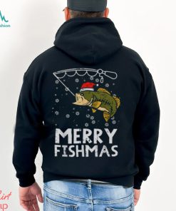 Merry Fishmas Fish Fishing Pjs Christmas Pajama Dad Men shirt