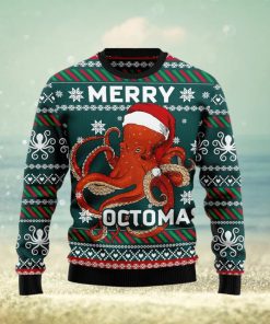 Merry Octomas Ugly Christmas Sweater Xmas Gift 3D Christmas Sweater