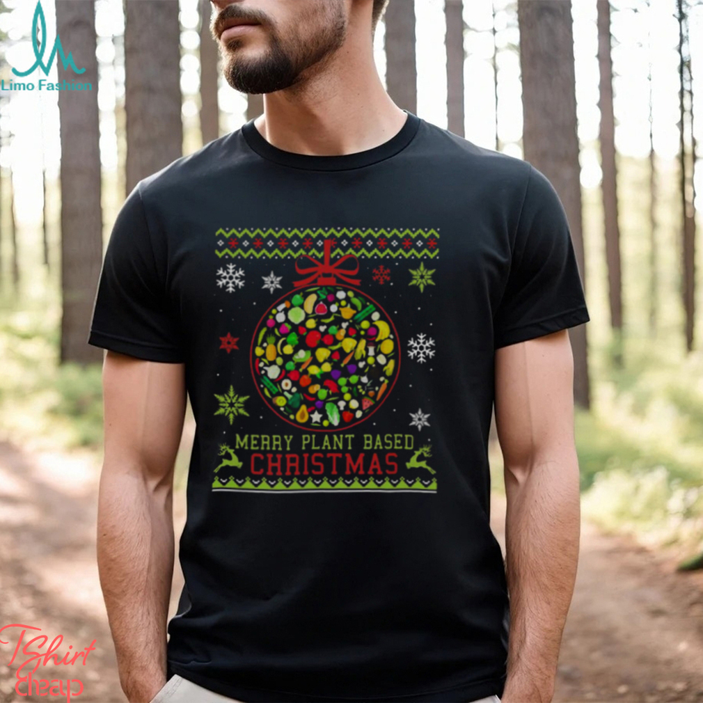 vegan christmas t shirt