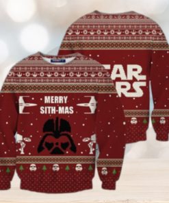 Merry SithMas Knitted Sweater Xmas Christmas Gift Vacation Ugly Christmas Shirt