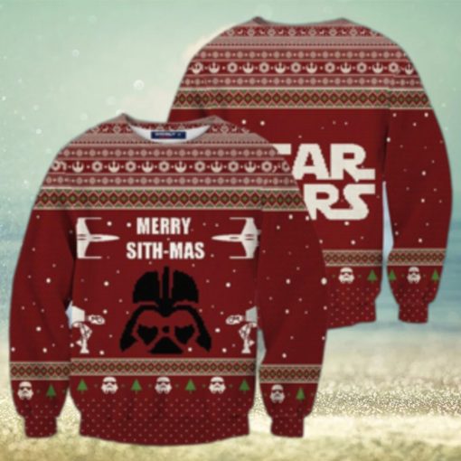 Merry SithMas Knitted Sweater Xmas Christmas Gift Vacation Ugly Christmas Shirt