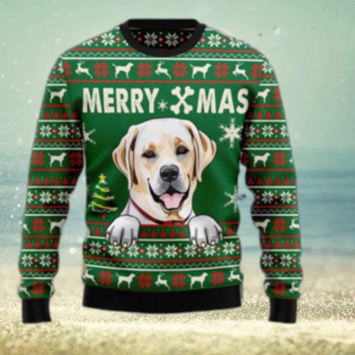 Merry Xmas Labrador Retriever Ugly Christmas Sweater