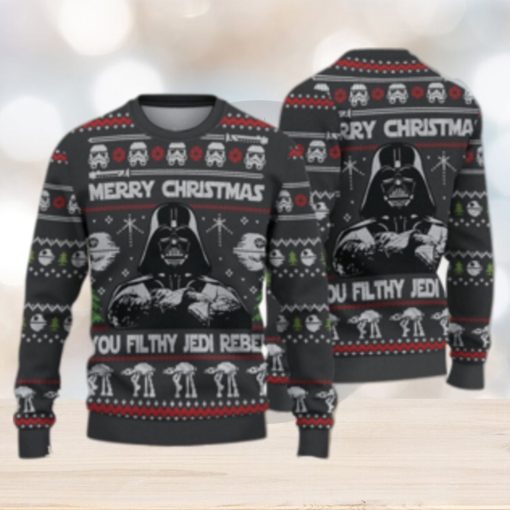 Merry Xmas You Filthy Jedi Rebel Ugly Christmas Sweater