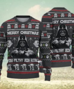 Merry Xmas You Filthy Jedi Rebel Ugly Christmas Sweater