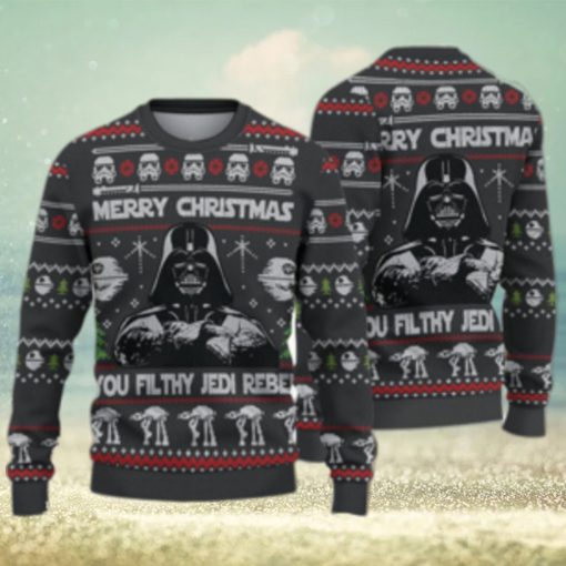 Merry Xmas You Filthy Jedi Rebel Ugly Christmas Sweater