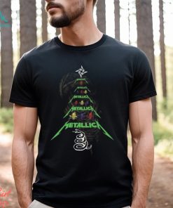 Metallica Christmas Tree Design T Shirt