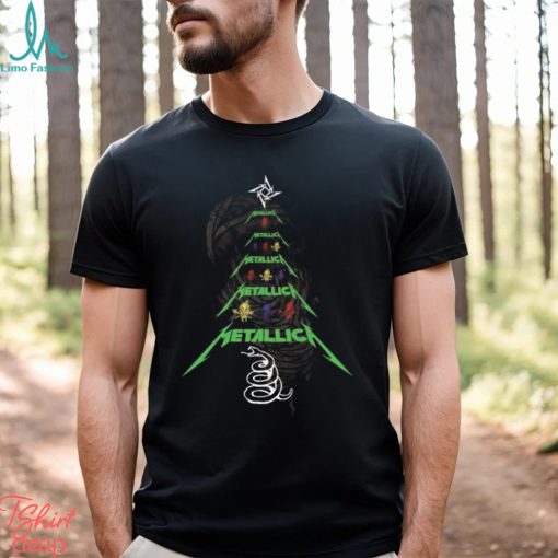 Metallica Christmas Tree Design T Shirt