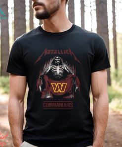 Metallica Collab Washington Commanders T Shirt