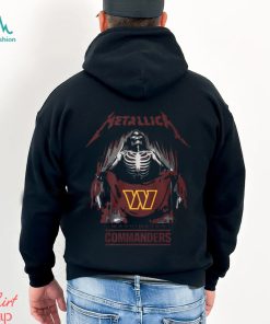 Official metallica Collab Washington Commanders T-Shirt, hoodie