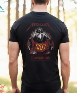 Metallica Collab Washington Commanders T Shirt