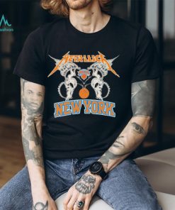 Metallica Wings New York Knicks Logo T shirt