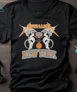 Metallica Wings New York Knicks Logo T shirt