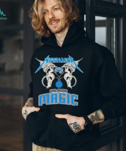 Metallica Wings Orlando Magic Logo T shirt