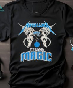 Metallica Wings Orlando Magic Logo T shirt