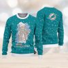 Detroit Lions Funny Charlie Brown Peanuts Snoopy Christmas AOP Sweater