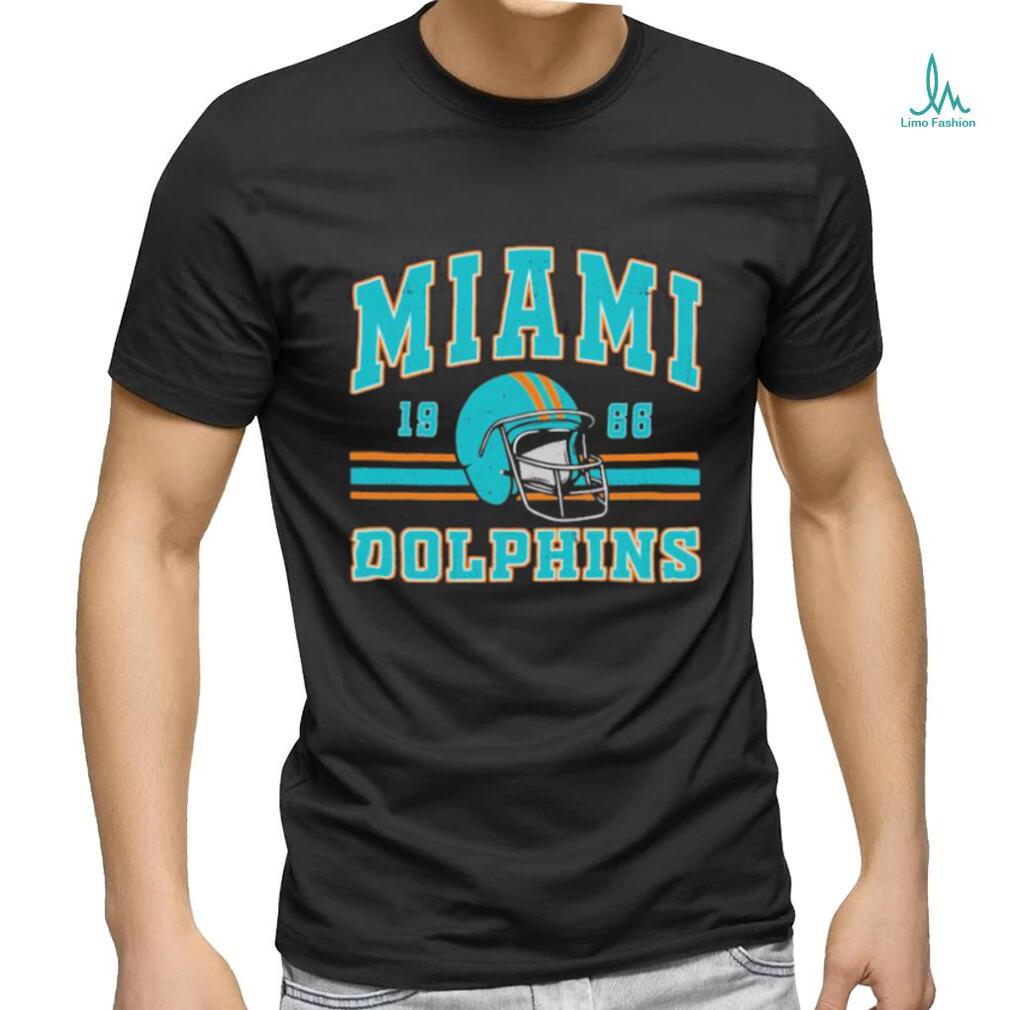 Miami Dolphins T Shirt NFL Football Team Sport Vintage Unisex Black Cotton  Tee