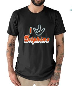Miami Dolphins Homage The NFL ASL Collection by Love Sign Tri Blend T Shirt