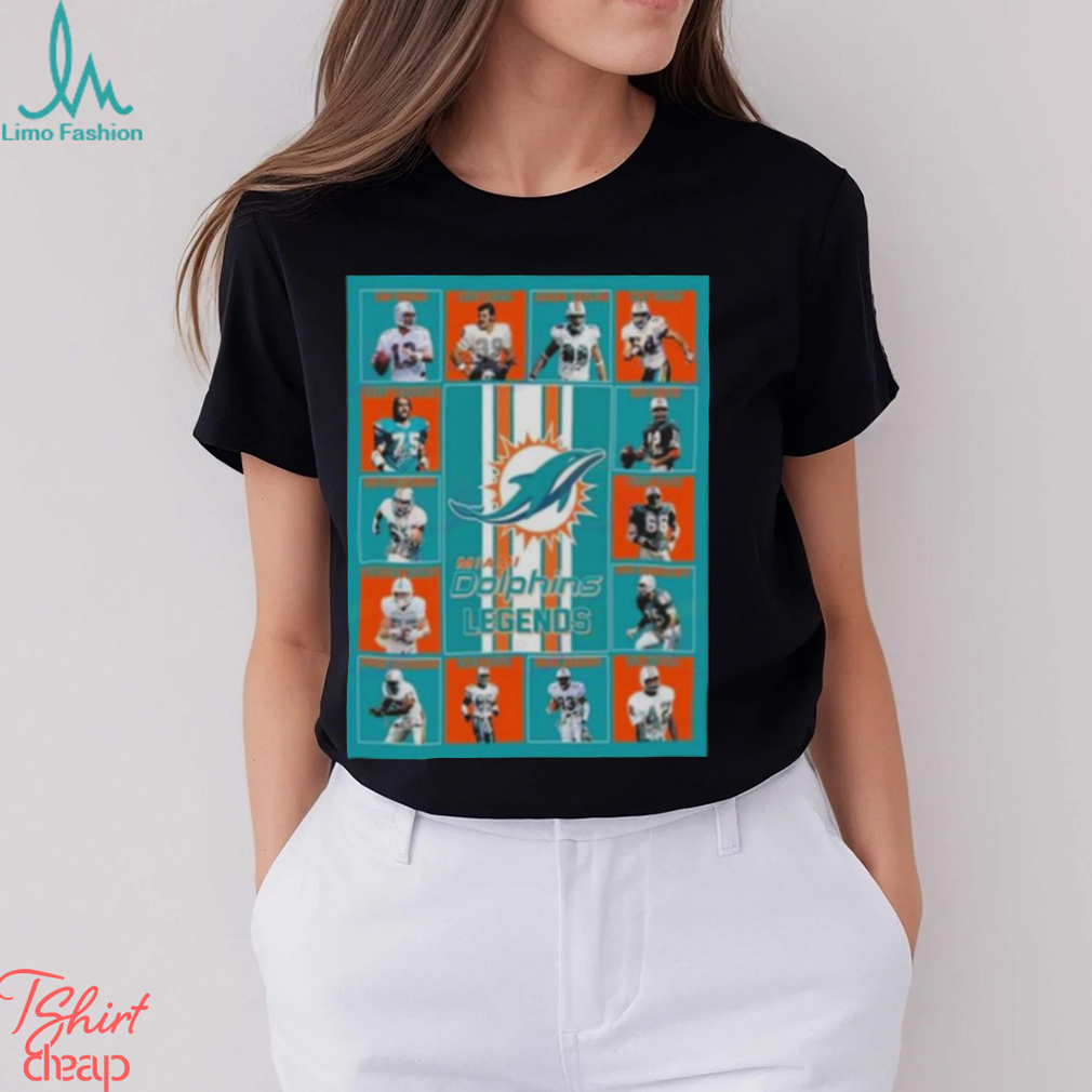 Miami Dolphins Legends Players 2023 Signatures Shirt