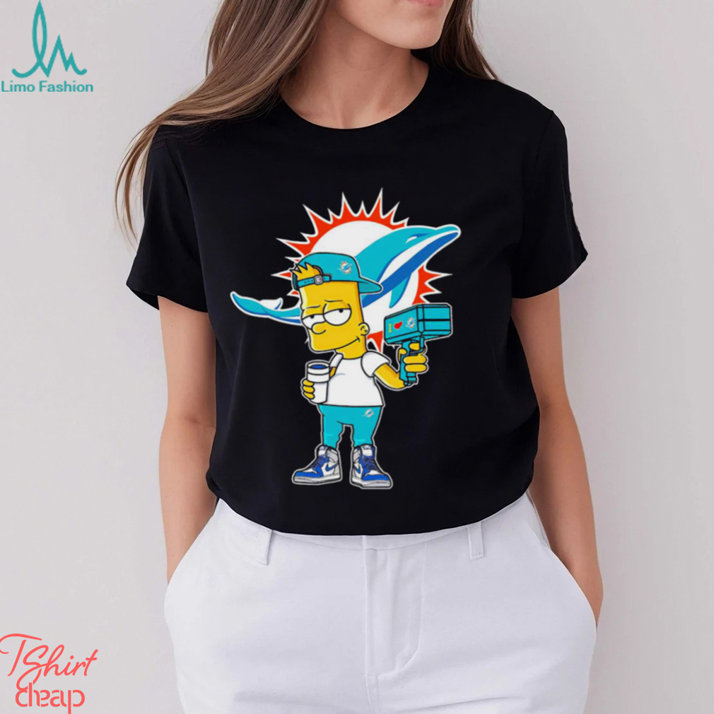 NEW FASHION 2023 Miami Dolphins T-shirt Graphic Cartoon player