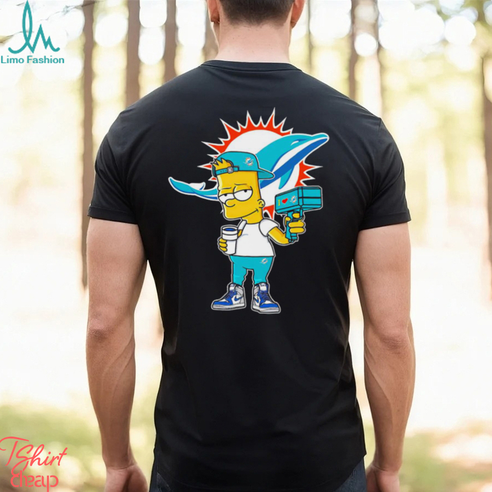 NEW FASHION 2023 Miami Dolphins T-shirt Graphic Cartoon player