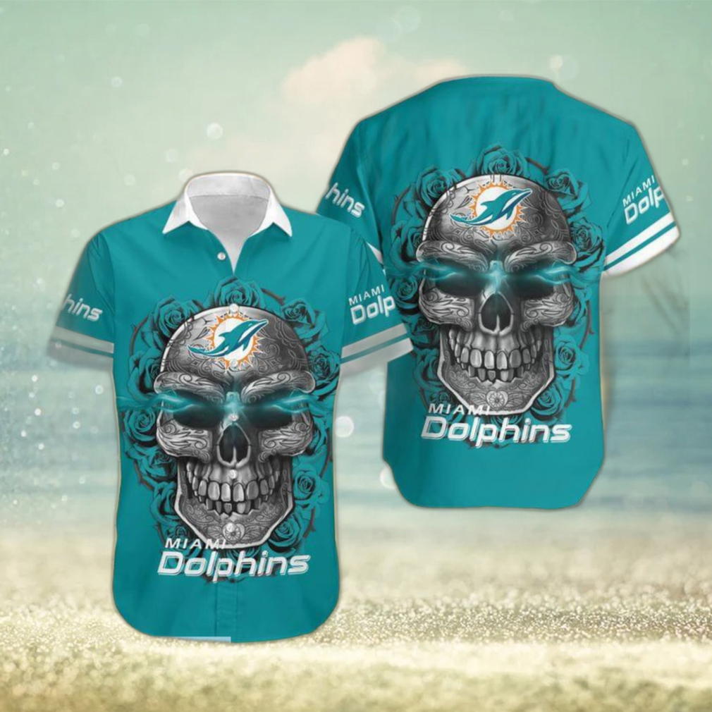 miami dolphins skull shirt